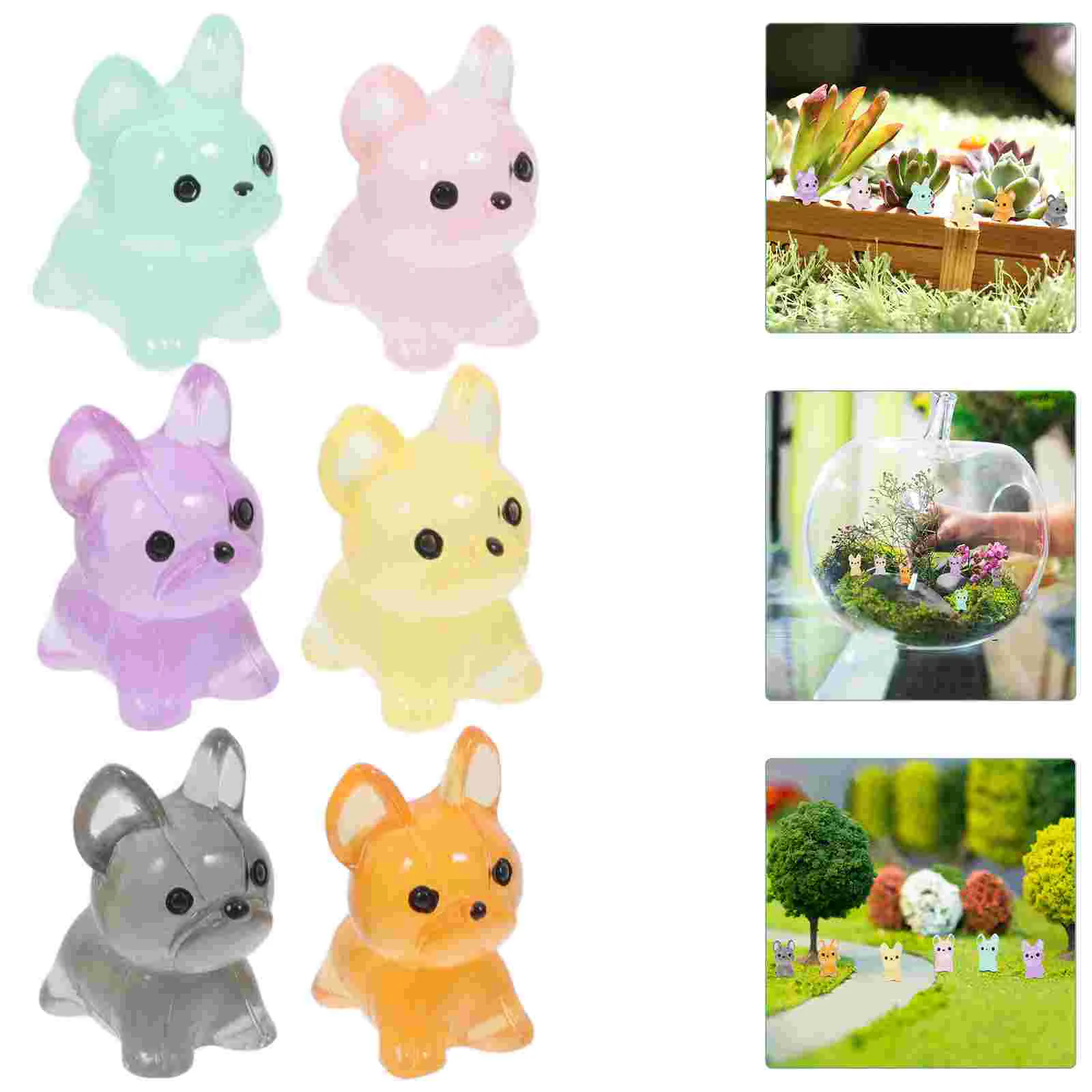 12 Pcs Glow in Dark Mini Dog Figurines Resin Night Light Puppy naments Craft Home Decor Tiny Animal Statues Garden Miniature
12 Pcs Glow in Dark Mini Dog Figurines Resin Night Light Puppy naments Craft Home Decor Tiny Animal Statues Garden Miniature