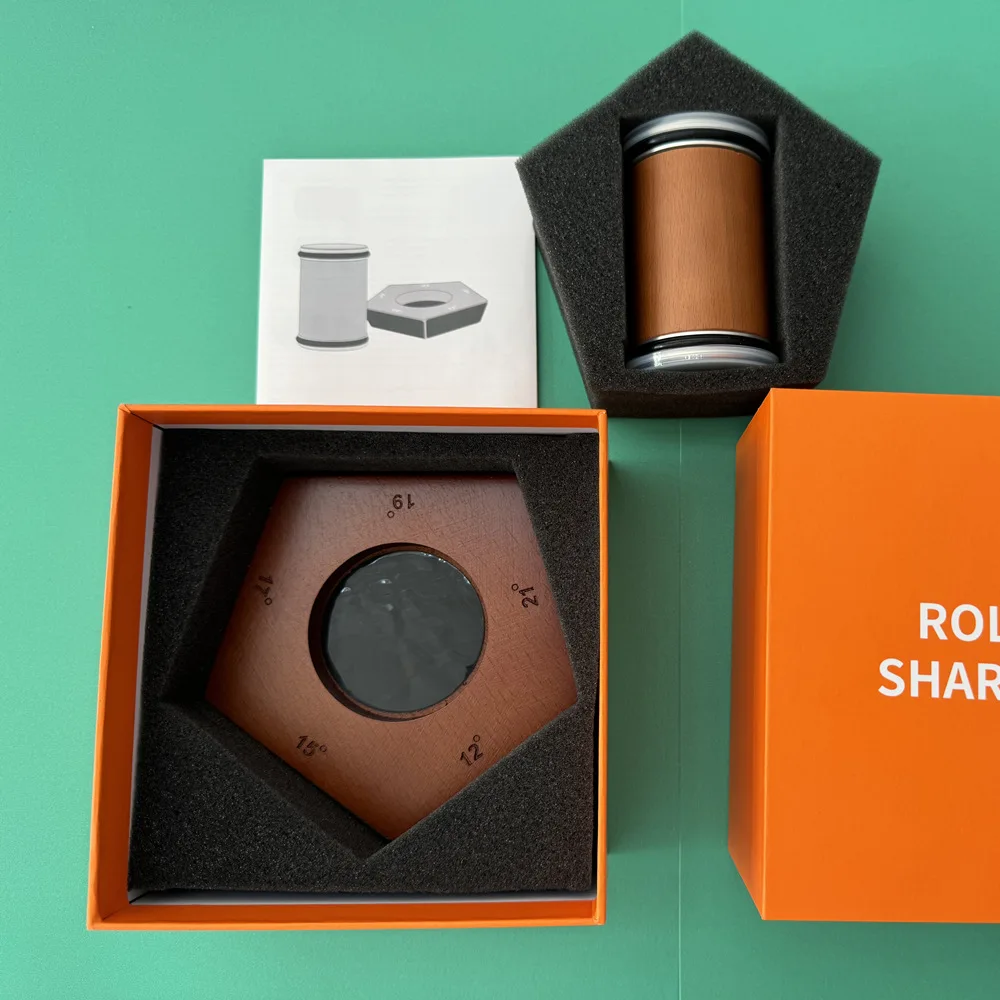 Premium Rolling Knife Sharpener: Micro-Adjustable Whetstone Cylinder - Hot Selling Portable Field/Kitchen Elite Gift Set
Premium Rolling Knife Sharpener: Micro-Adjustable Whetstone Cylinder - Hot Selling Portable Field/Kitchen Elite Gift Set