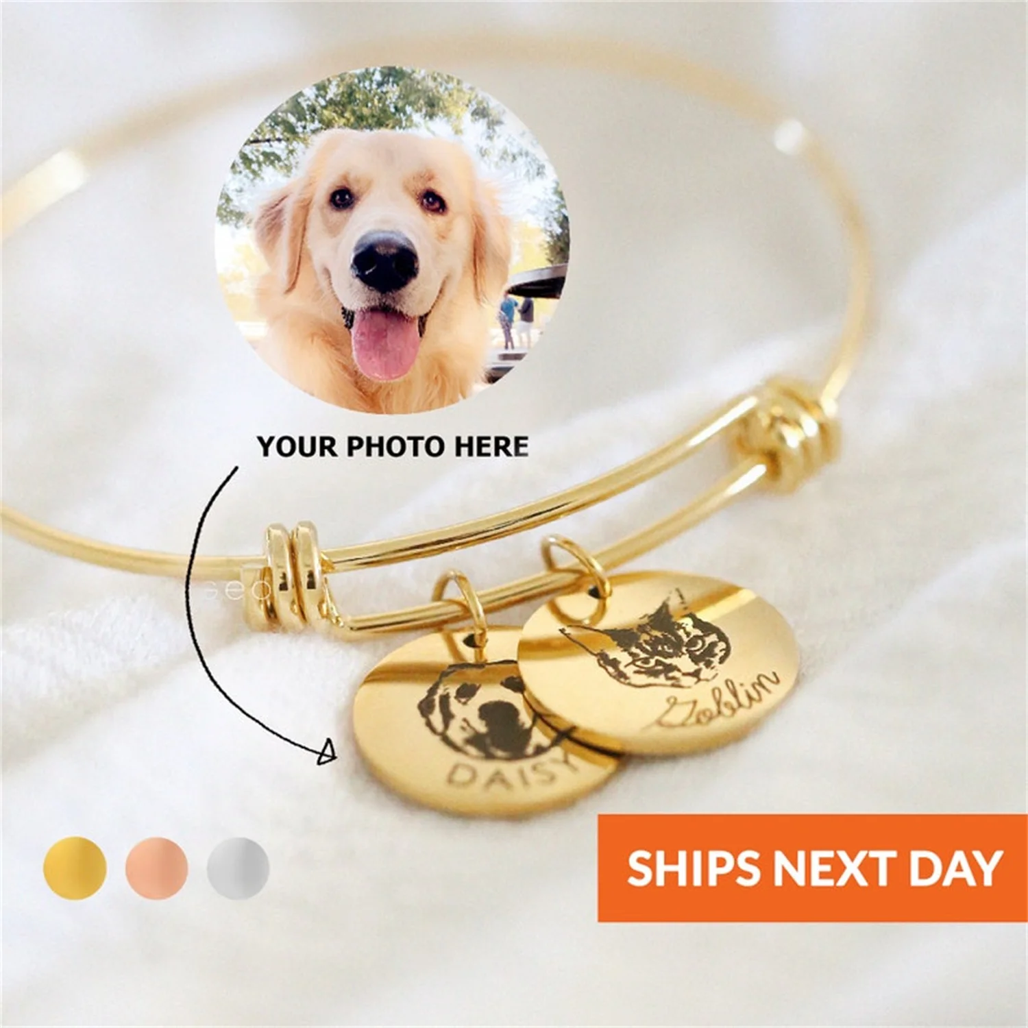 MYDIY Personalized Pet Gift Custom Pet Portrait Bracelet Women Pet Jewelry People Dog Mom Gift Bangle Bracelet Pet Memorial Gift
MYDIY Personalized Pet Gift Custom Pet Portrait Bracelet Women Pet Jewelry People Dog Mom Gift Bangle Bracelet Pet Memorial Gift