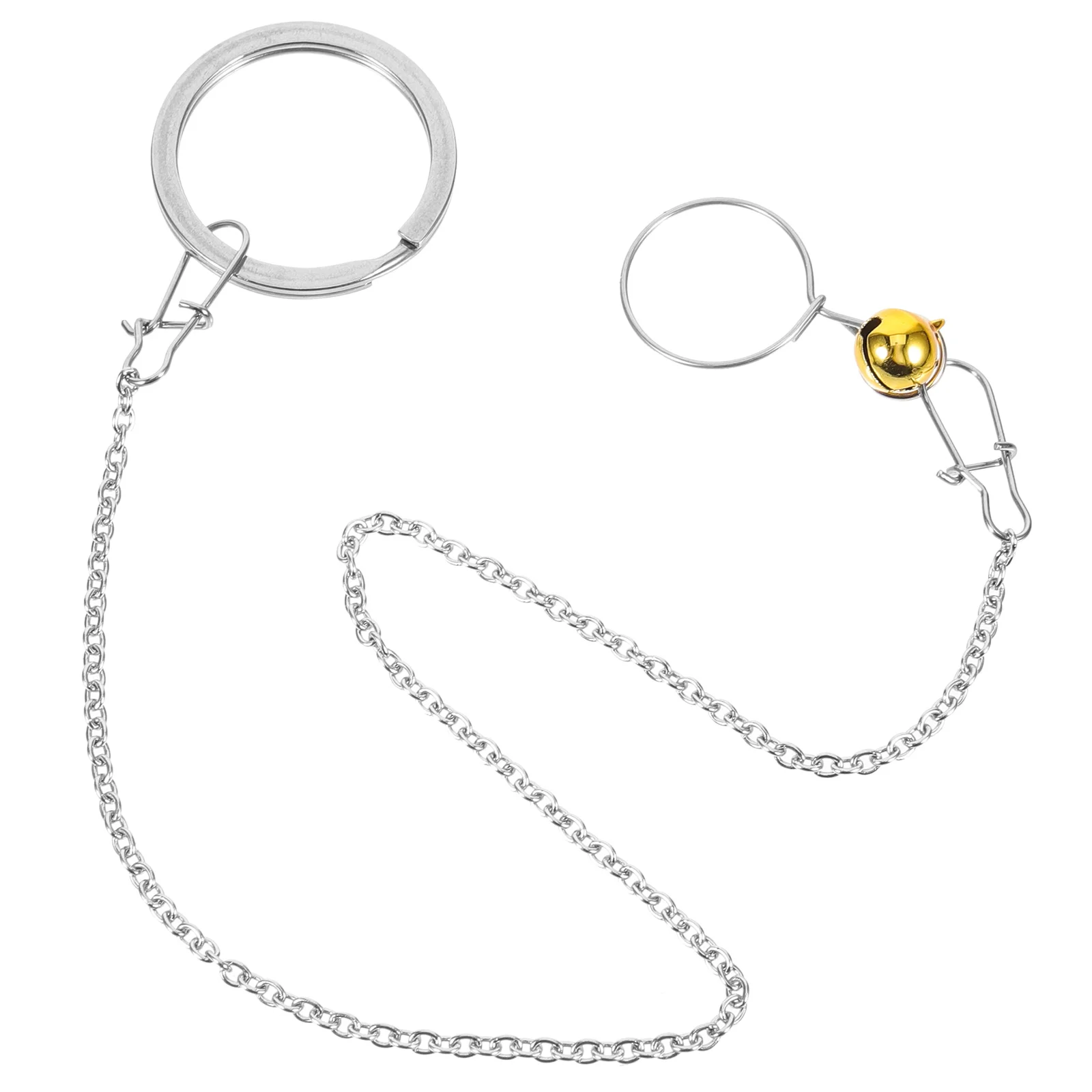 Stainless Steel Parrot Neck Collar 30cm Chain Bell Small Size Bird Harness for Training Pet Parakeet Leash Necklace
Stainless Steel Parrot Neck Collar 30cm Chain Bell Small Size Bird Harness for Training Pet Parakeet Leash Necklace