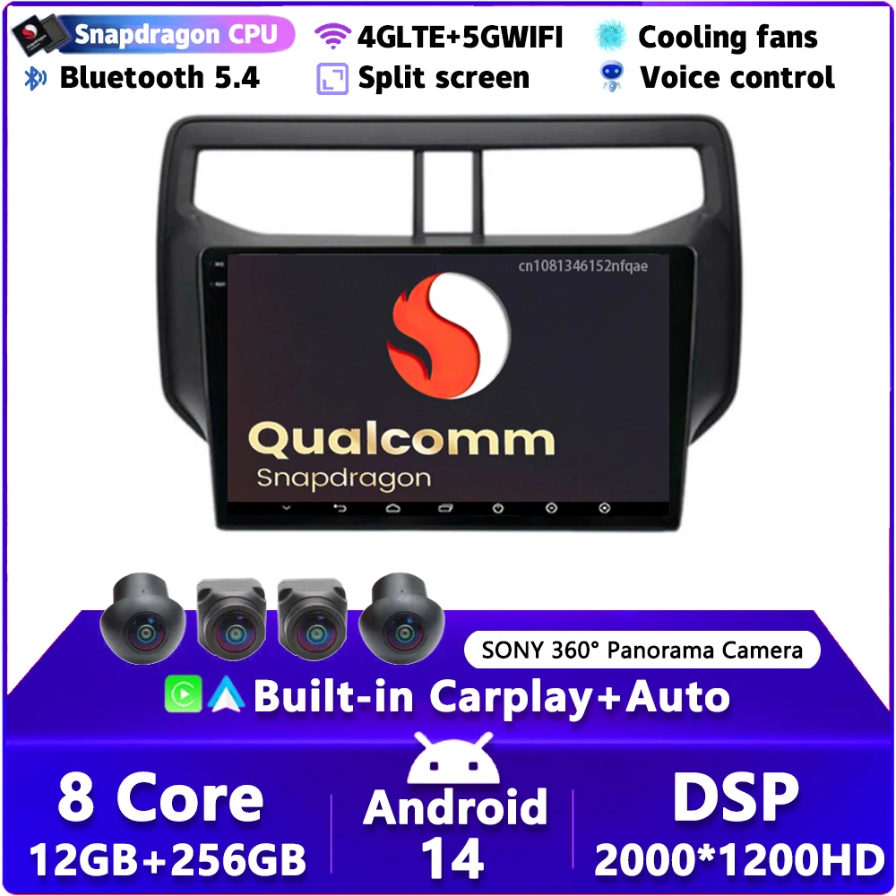 Автомобильное радио Android 14 Carplay для Toyota Rush Daihatsu Terios 2017 2018 2019 2020, навигация, GPS, мультимедийный плеер, стерео BT, Wi-Fi
Автомобильное радио Android 14 Carplay для Toyota Rush Daihatsu Terios 2017 2018 2019 2020, навигация, GPS, мультимедийный плеер, стерео BT, Wi-Fi