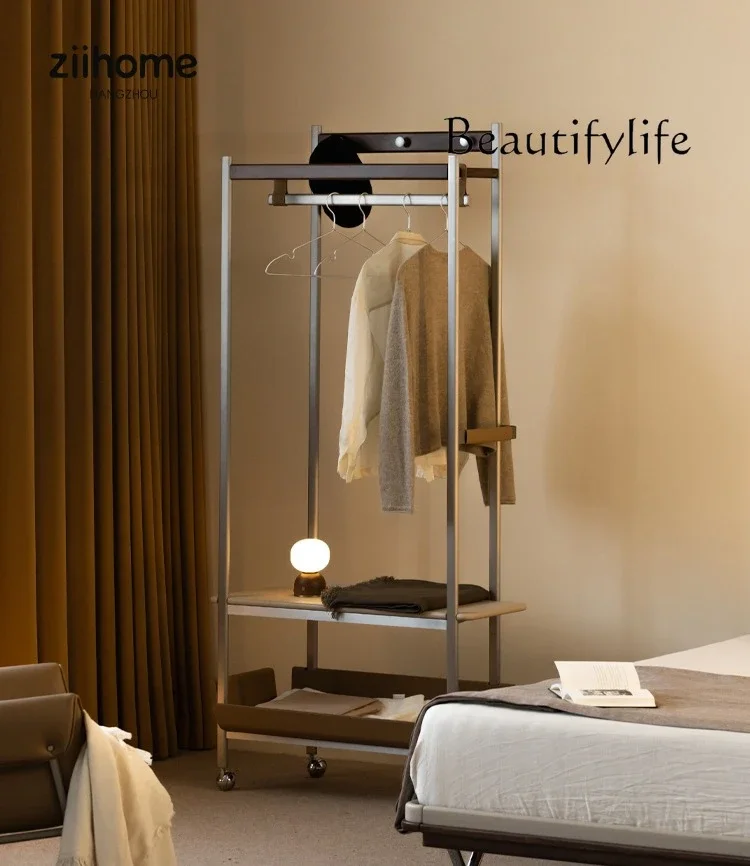 BJ Hanging Storage Stainless Steel Solid Wood Coat Rack Designer Fashion Bedroom Floor Vertical Mobile Clothes
BJ Hanging Storage Stainless Steel Solid Wood Coat Rack Designer Fashion Bedroom Floor Vertical Mobile Clothes