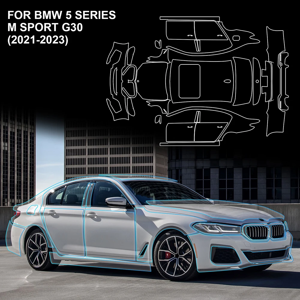 KUNGKIC PPF ТПУ для BMW 5 серии G30 M Sport 2021 2022 2023 Защитная пленка для краски Автомобильная наклейка прозрачный комплект бюстгальтер прозрачный
KUNGKIC PPF ТПУ для BMW 5 серии G30 M Sport 2021 2022 2023 Защитная пленка для краски Автомобильная наклейка прозрачный комплект бюстгальтер прозрачный
