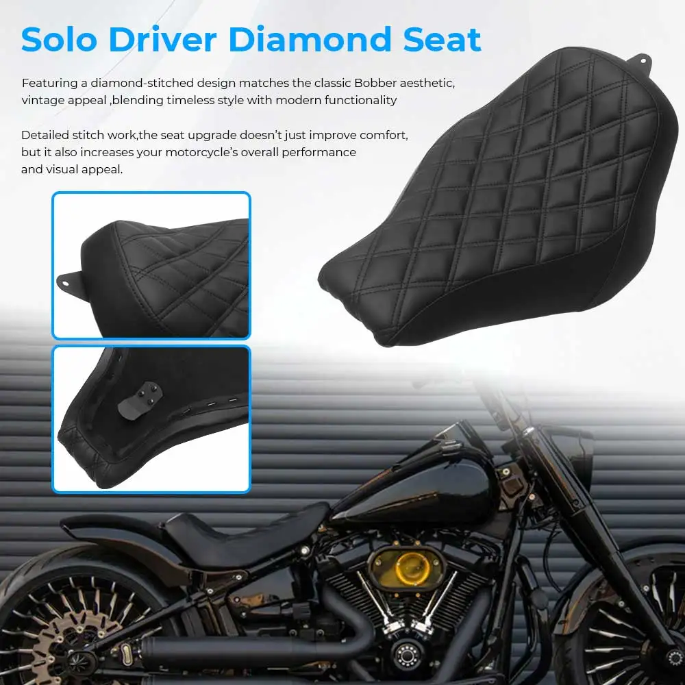 1 PCS Solo Driver Diamond Seat Black Plastic Motorcycle Accessories For Harley Softail Fat Boy 115th Anniversary FLFBS 114 2018
1 PCS Solo Driver Diamond Seat Black Plastic Motorcycle Accessories For Harley Softail Fat Boy 115th Anniversary FLFBS 114 2018