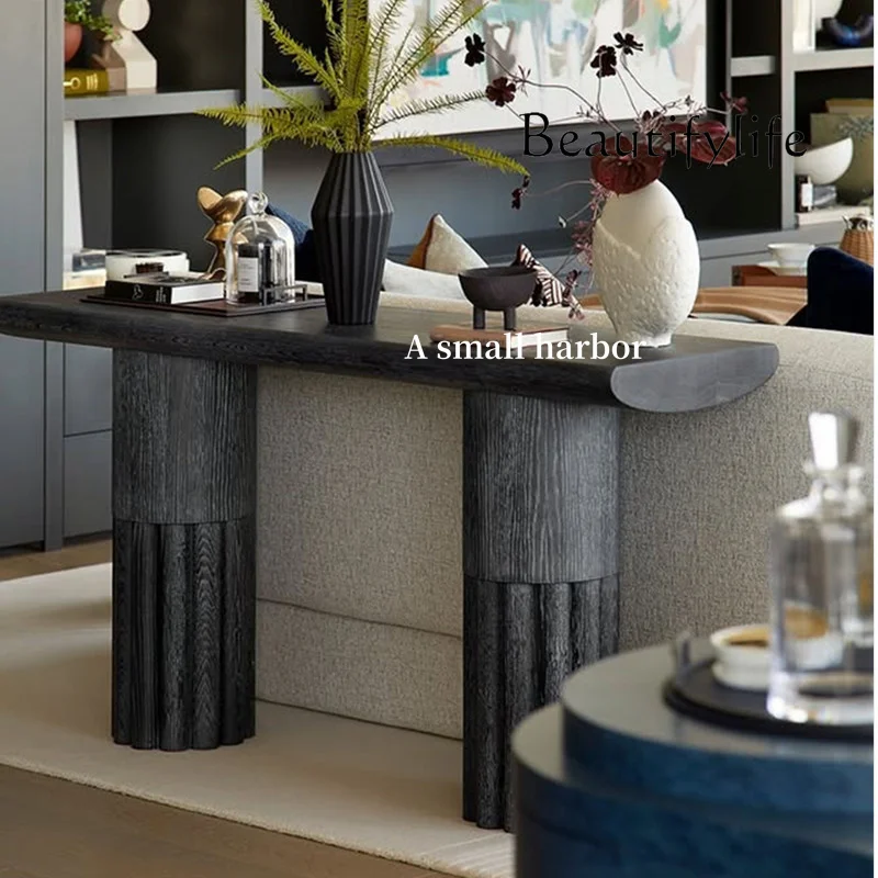Medieval style solid wood Entrance Taiwan wabi-sandy style retro strip case corridor end view platform Nordic
Medieval style solid wood Entrance Taiwan wabi-sandy style retro strip case corridor end view platform Nordic