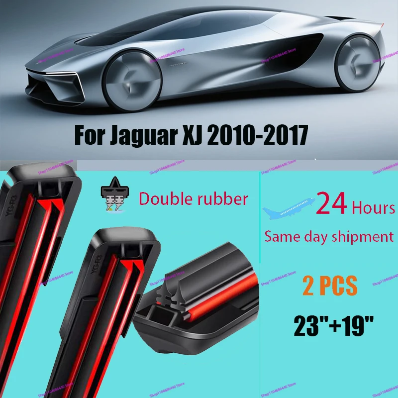 Double rubber Car Windshield Wiper Blades For Jaguar XJ 2010-2017 2011 2012 2013 2014 Front Windscreen For Jaguar XF 2007-2015
Double rubber Car Windshield Wiper Blades For Jaguar XJ 2010-2017 2011 2012 2013 2014 Front Windscreen For Jaguar XF 2007-2015