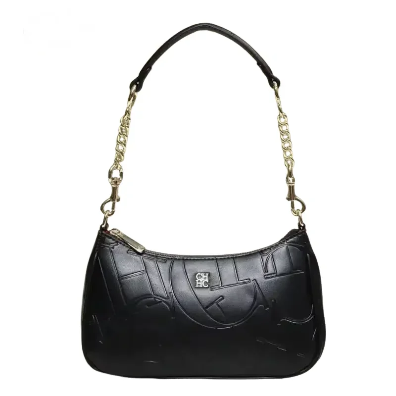 CH Simple Shoulder Crossbody Bag Women's Handbag Fashion Partition Durable Luxury Brand Fashion Large Capacity Bent Moon Bag
CH Simple Shoulder Crossbody Bag Women's Handbag Fashion Partition Durable Luxury Brand Fashion Large Capacity Bent Moon Bag