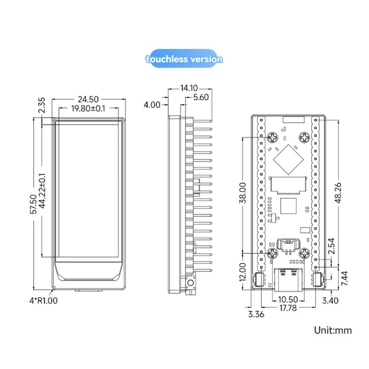 ATP-ESP32 S3 AMOLED 1.91 Inch Display M Development Board Dual Core Supports 2.4GHz Wi Fi Bluetooth Development Board
ATP-ESP32 S3 AMOLED 1.91 Inch Display M Development Board Dual Core Supports 2.4GHz Wi Fi Bluetooth Development Board