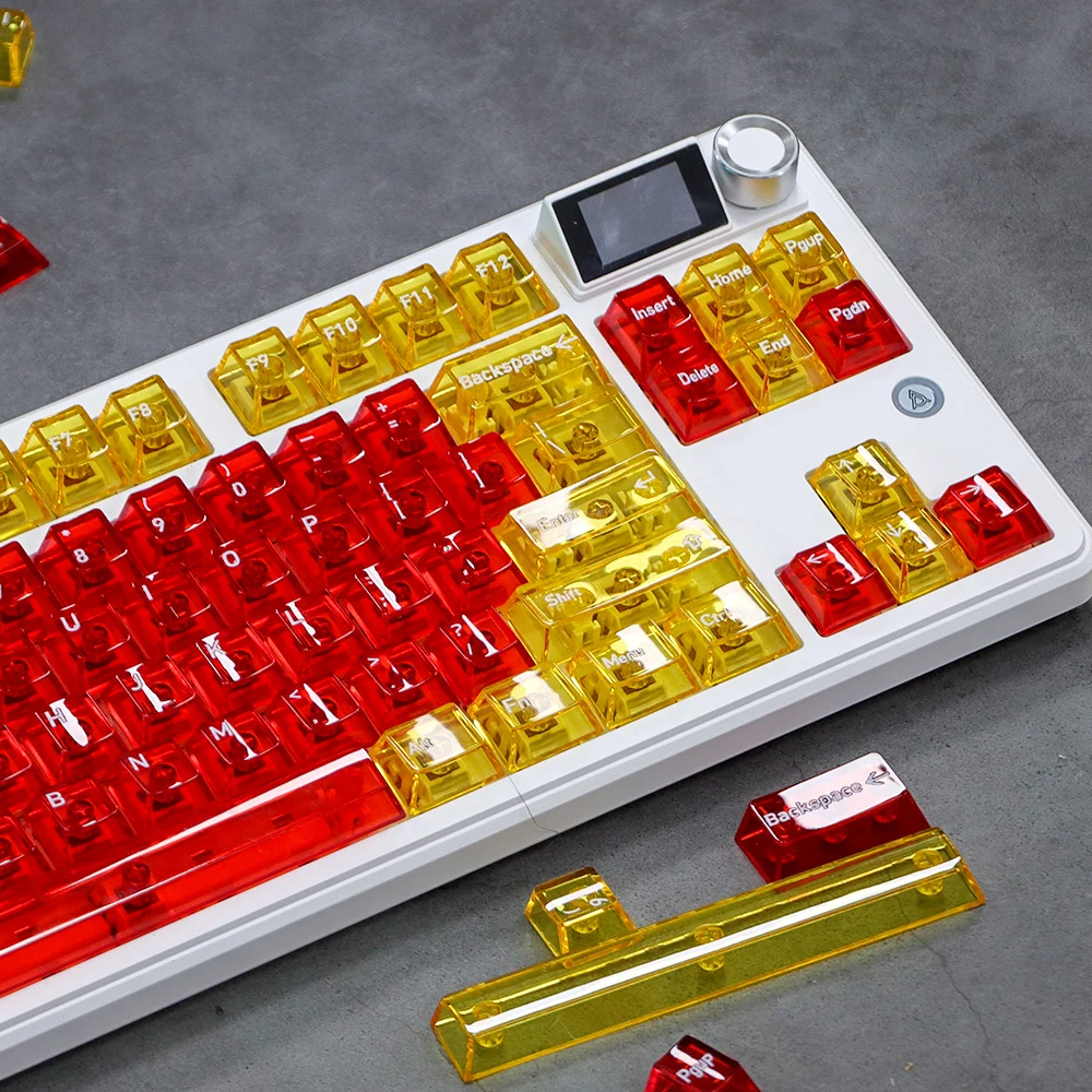 270-клавишный красный и желтый двухцветный набор колпачков для клавиш, подходит для механических клавиатур с возможностью горячей замены, CHERRY высокого качества.
270-клавишный красный и желтый двухцветный набор колпачков для клавиш, подходит для механических клавиатур с возможностью горячей замены, CHERRY высокого качества.