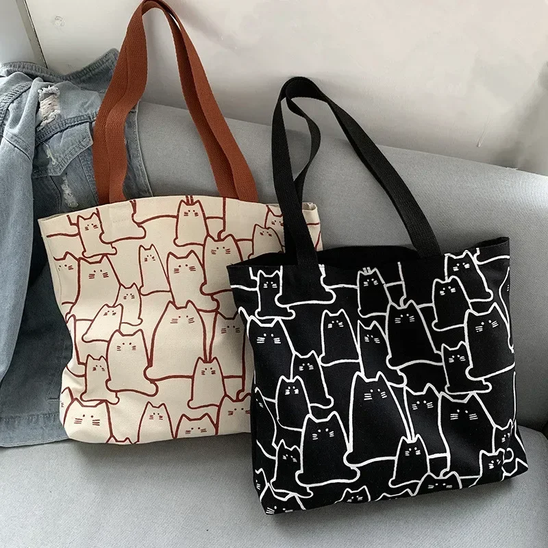 Canvas Handbag for Women 2023 Fashion Cute Cat Tote Messenger Bags with Zipper Designer Bag Ladies Cartoon Shoulder Shopper Bags
Canvas Handbag for Women 2023 Fashion Cute Cat Tote Messenger Bags with Zipper Designer Bag Ladies Cartoon Shoulder Shopper Bags