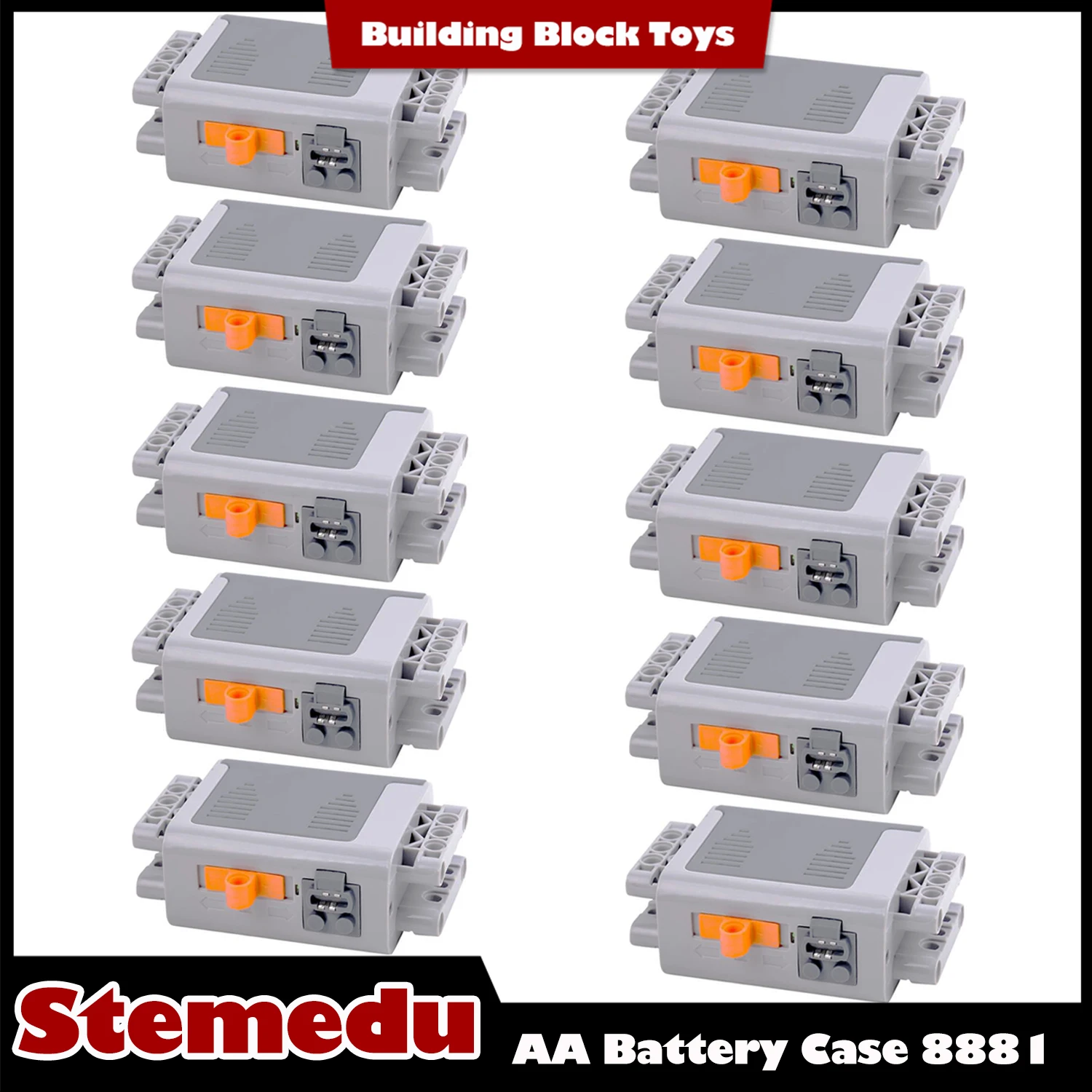 Wholesale 8881 AA Battery Box MOC PF Blocks Power Functions Battery Case Compatible with Legoeds
Wholesale 8881 AA Battery Box MOC PF Blocks Power Functions Battery Case Compatible with Legoeds