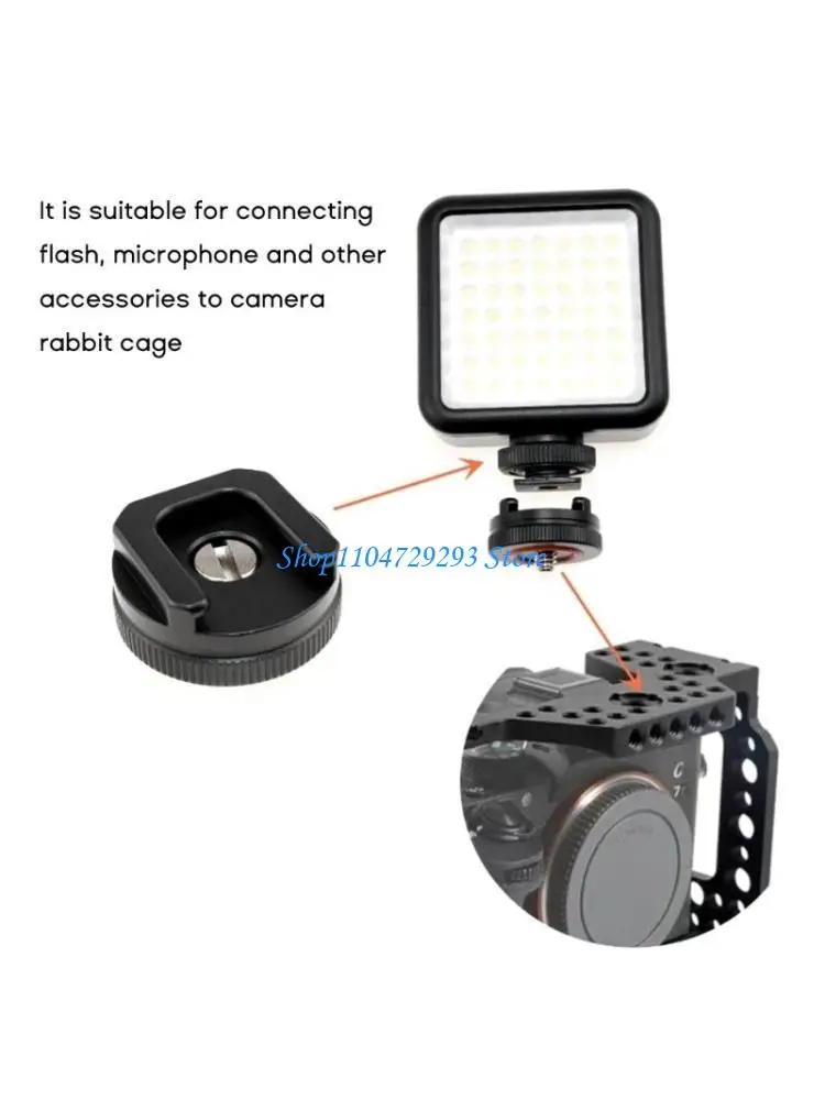 Camera Hot Shoe Mount to 1/4"-20 Tripod Screw Adapter Fine Craftsmanship
Camera Hot Shoe Mount to 1/4"-20 Tripod Screw Adapter Fine Craftsmanship