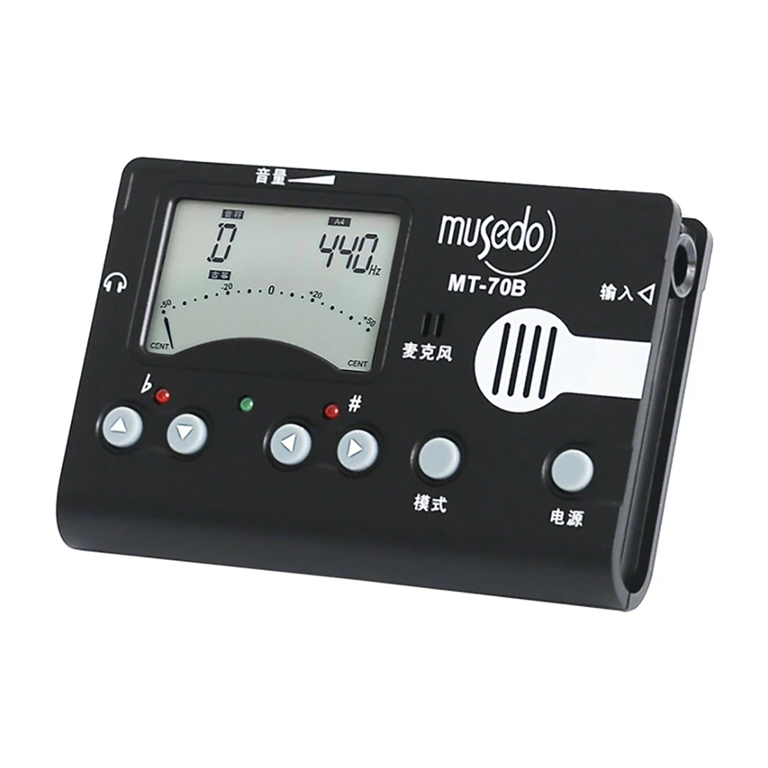 ABXY MT-70B Tuner with Clip-on Pickup & Built-in Microphone Electronic LCD Tuner Metronome Tone Generator for Guzheng
ABXY MT-70B Tuner with Clip-on Pickup & Built-in Microphone Electronic LCD Tuner Metronome Tone Generator for Guzheng