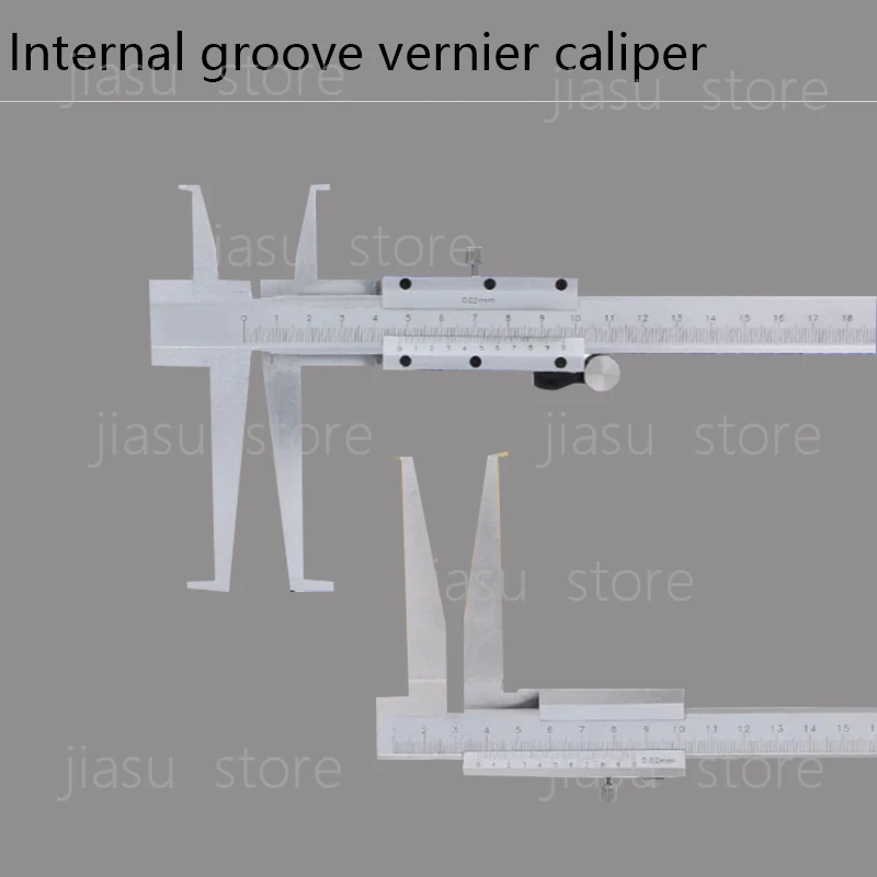 Single Claw Extended Inner Groove Vernier Caliper 9-300mm for Inner Diameter Circlip Groove Measuring Instrument
Single Claw Extended Inner Groove Vernier Caliper 9-300mm for Inner Diameter Circlip Groove Measuring Instrument