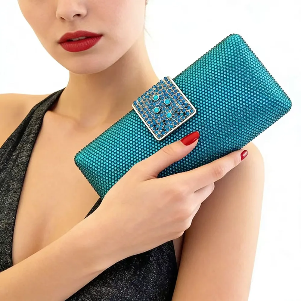 Evening Ladies Dinner Party Wedding Diamond Crystal Rhinestone Clutch Bag
Evening Ladies Dinner Party Wedding Diamond Crystal Rhinestone Clutch Bag