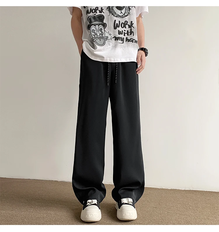 Летняя мода, американские мужские однотонные сращенные повседневные модные простые базовые повседневные прямые широкие брюки, мужские брюки
Летняя мода, американские мужские однотонные сращенные повседневные модные простые базовые повседневные прямые широкие брюки, мужские брюки