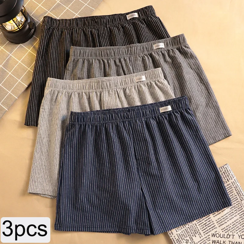 3pcs Men's Simple Aro Pants Cotton Breathable Boxer Shorts Sports Panties Loose Home Shorts Comfy Sleepwear Casual Pajamas
3pcs Men's Simple Aro Pants Cotton Breathable Boxer Shorts Sports Panties Loose Home Shorts Comfy Sleepwear Casual Pajamas