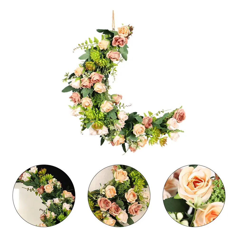 1Pcs Premium Fake Rose Hanging Pendant with Floral Moon Design Wedding Garden Decor for Yard Patio Balcony Window Outdoor Indoor
1Pcs Premium Fake Rose Hanging Pendant with Floral Moon Design Wedding Garden Decor for Yard Patio Balcony Window Outdoor Indoor
