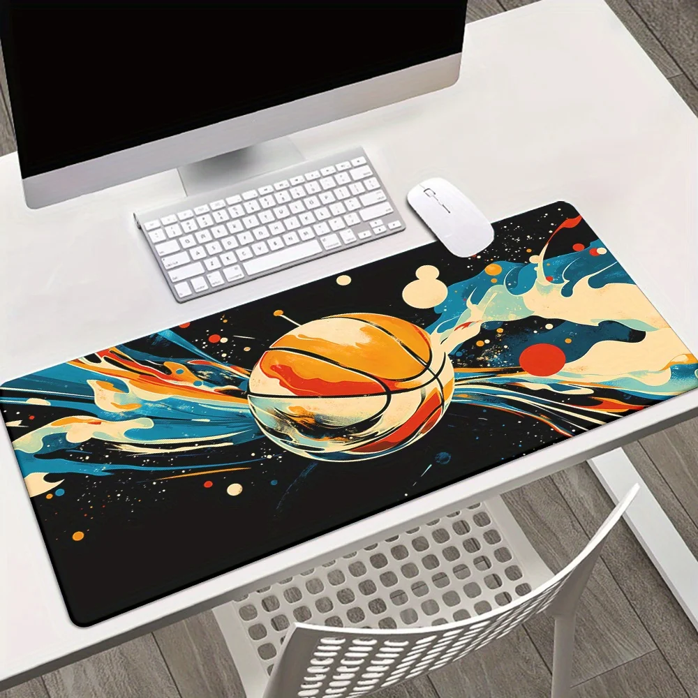 Большой коврик для мыши с дизайном Basketball Splash Art, противоскользящий, из резины, для офиса и геймеров
Большой коврик для мыши с дизайном Basketball Splash Art, противоскользящий, из резины, для офиса и геймеров