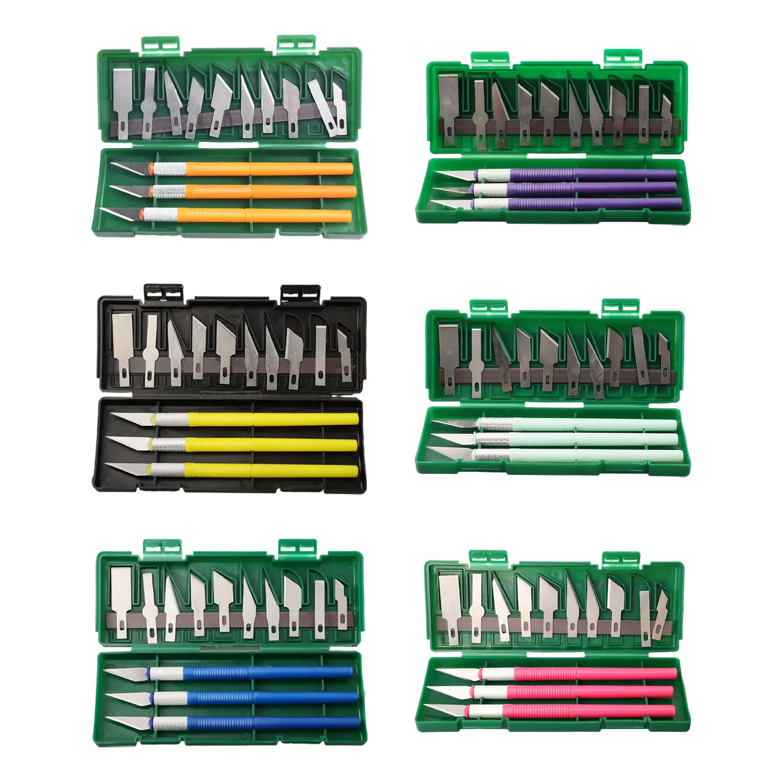 13Pcs/Set Art Carving Cutter Set Blade And Handle With Box Paper Sticker Cutter Wood Carving Blade Multifunctional Pen Cutter
13Pcs/Set Art Carving Cutter Set Blade And Handle With Box Paper Sticker Cutter Wood Carving Blade Multifunctional Pen Cutter