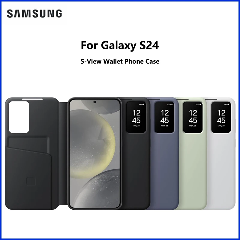 Original For Soriginal S-View Flip Cove Samsung Galaxy S24 Smart Clear View Mirror Flip Protective Case EF-ZS921
Original For Soriginal S-View Flip Cove Samsung Galaxy S24 Smart Clear View Mirror Flip Protective Case EF-ZS921