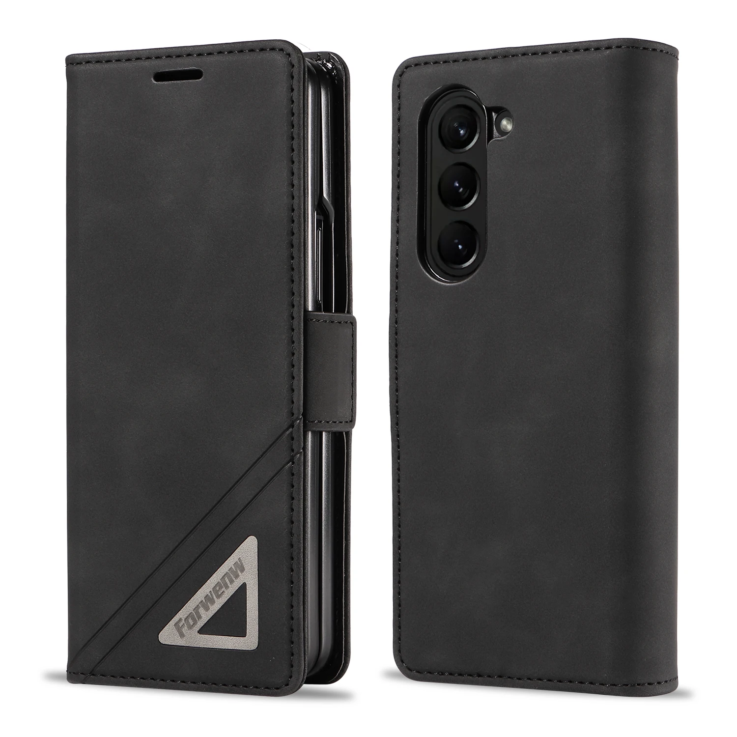 Forwenw Triangle Pattern Leather Case for Galaxy Z Fold 6 Fold 5 Fold 4 Fold 3 Shockproof Magnetic Flip Folding Protective Cover
Forwenw Triangle Pattern Leather Case for Galaxy Z Fold 6 Fold 5 Fold 4 Fold 3 Shockproof Magnetic Flip Folding Protective Cover