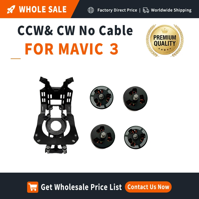 Wholesale CW&CCW for DJI Mavic 3 Gimbal Shock-Absorbing Bracket Repair Replacement Spare Parts - In Stock Ask for Bulk Discount
Wholesale CW&CCW for DJI Mavic 3 Gimbal Shock-Absorbing Bracket Repair Replacement Spare Parts - In Stock Ask for Bulk Discount