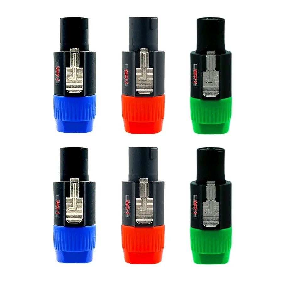 5 Core Speakon Adapter 6 Pack High Quality Audio Jack Male Audio Pin Speaker Adapter Connector SPKN BGO 6PK 
5 Core Speakon Adapter 6 Pack High Quality Audio Jack Male Audio Pin Speaker Adapter Connector SPKN BGO 6PK