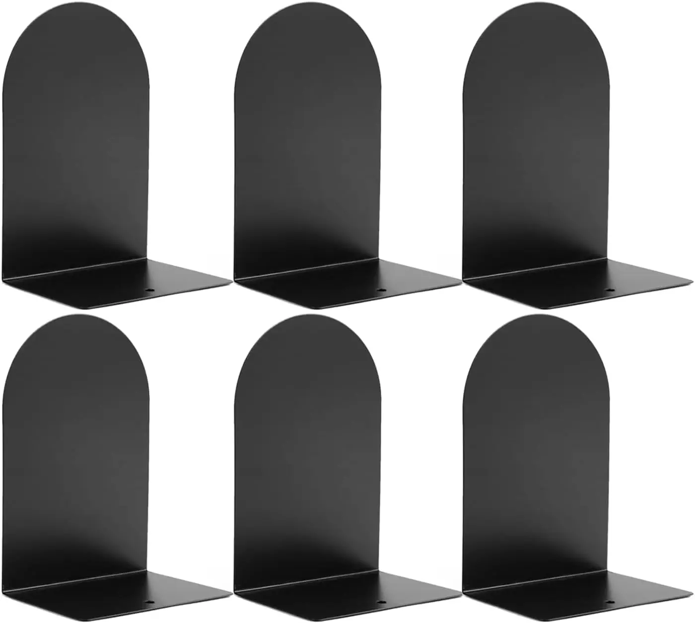 Metal Book Ends for Shelves - 6Pcs Non-Skid Bookends to Hold Heavy Books, CDs, Magazines for Home Office School Desktop
Metal Book Ends for Shelves - 6Pcs Non-Skid Bookends to Hold Heavy Books, CDs, Magazines for Home Office School Desktop