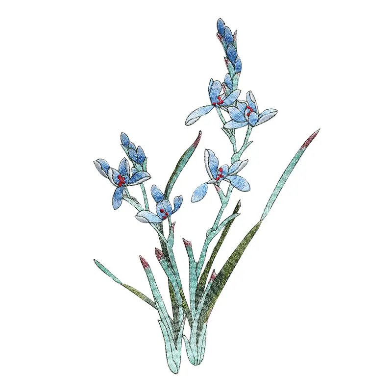 Elegant Orchid Patches Iron-on Type Flower Embroidered Stickers for Jacket, Clothes, Bags Decoration, 1 Piece
Elegant Orchid Patches Iron-on Type Flower Embroidered Stickers for Jacket, Clothes, Bags Decoration, 1 Piece