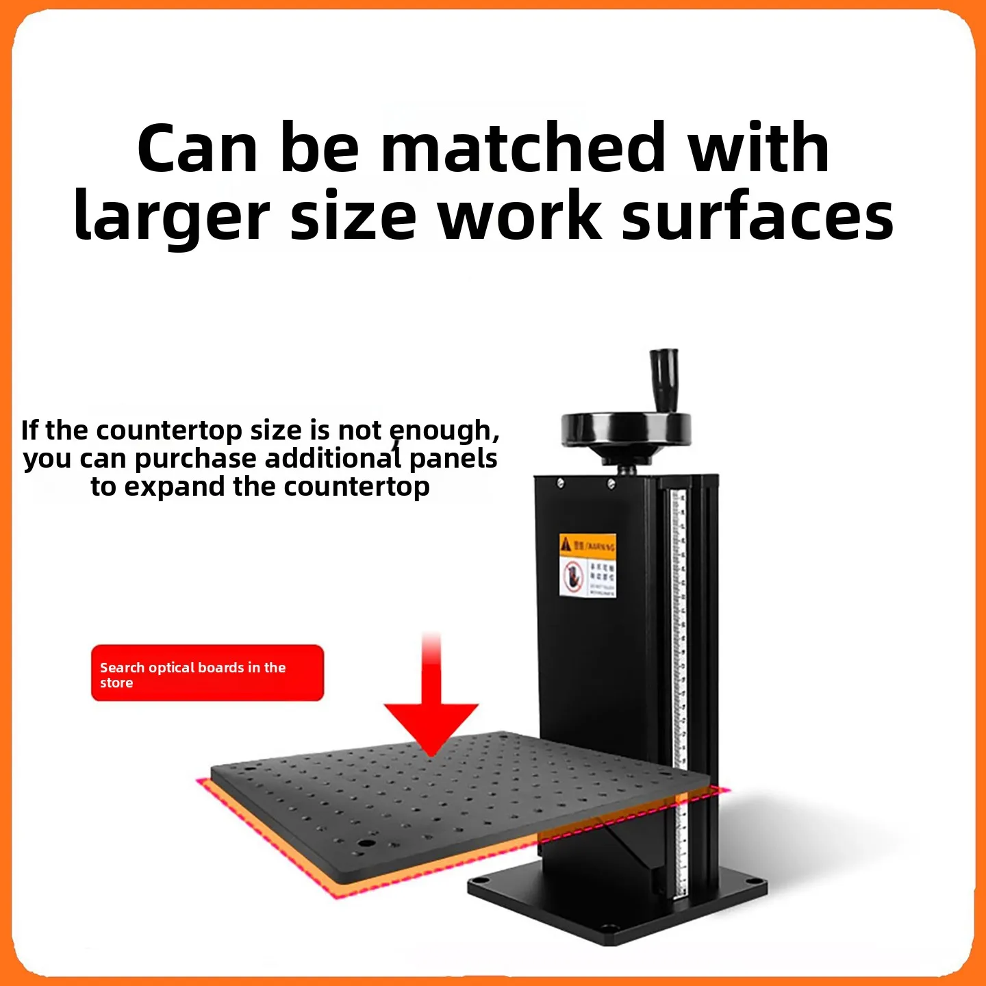 Z-axis Experimental Lifting Table Large Stroke Vertical Laser Lifting Platform Manual Marking Machine Column Hand Crank
Z-axis Experimental Lifting Table Large Stroke Vertical Laser Lifting Platform Manual Marking Machine Column Hand Crank