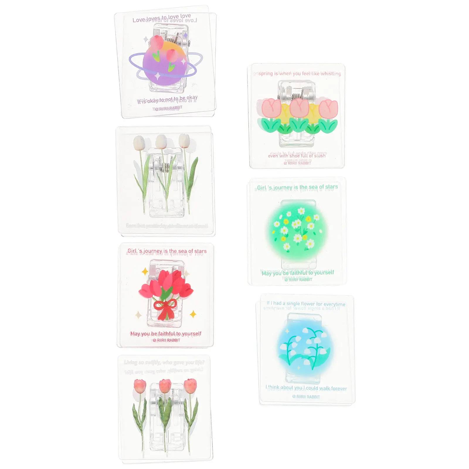 7Pcs Acrylic File Clips Flower Pattern Portable Sealing Clamps for Office School Home Organization Household Paper Clip
7Pcs Acrylic File Clips Flower Pattern Portable Sealing Clamps for Office School Home Organization Household Paper Clip