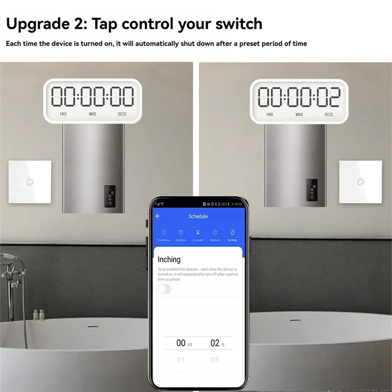 【Top Picks】Wifi Boiler Switch/Water Heater Controller 20A Tuya Smart APP Remote Control Alexa Home Voice Glass Panel EU Plug
【Top Picks】Wifi Boiler Switch/Water Heater Controller 20A Tuya Smart APP Remote Control Alexa Home Voice Glass Panel EU Plug
