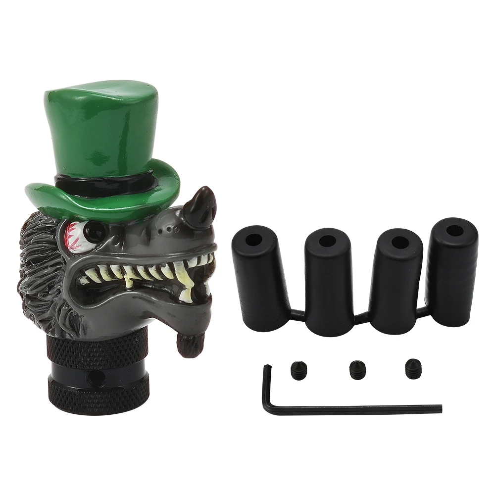 1x Green Hat Wolf Shift Knob for Manual Automatic Car Gearstick Modified, Gear Shifter Head Gear Knob Handle Car Accessories
1x Green Hat Wolf Shift Knob for Manual Automatic Car Gearstick Modified, Gear Shifter Head Gear Knob Handle Car Accessories