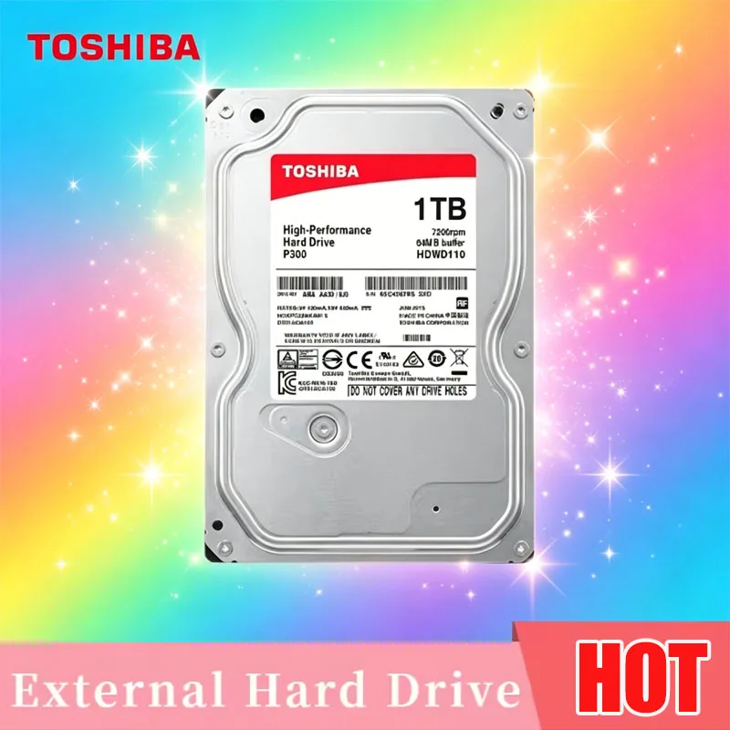 For Toshiba P300 HDWD110 1TB Desktop Hard Drive 7200RPM SATA3 Red Disk 1TB 3.5 Inch
For Toshiba P300 HDWD110 1TB Desktop Hard Drive 7200RPM SATA3 Red Disk 1TB 3.5 Inch