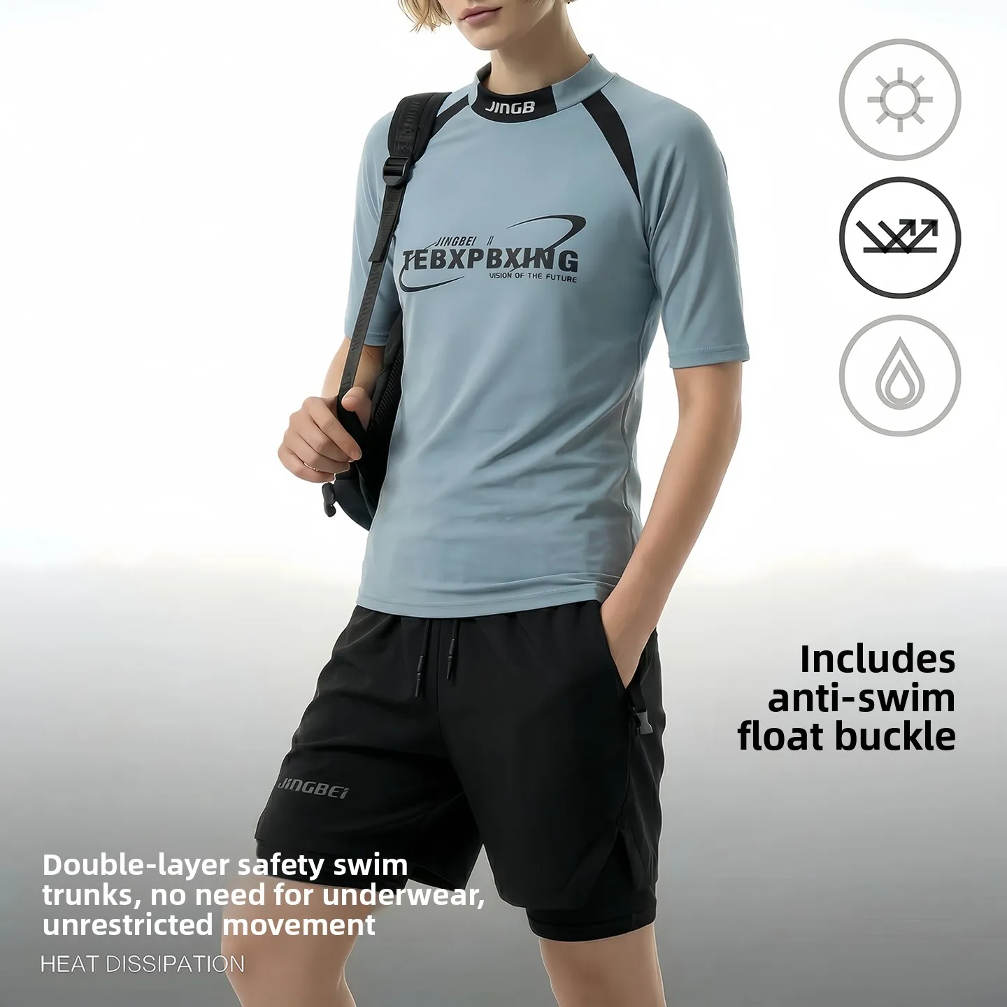 Teen Boys Swimwear Set Neutral Style Quick Dry Thermal Beach Pants Separate Swimsuit Prevent Embarrassment Summer Shorts
Teen Boys Swimwear Set Neutral Style Quick Dry Thermal Beach Pants Separate Swimsuit Prevent Embarrassment Summer Shorts