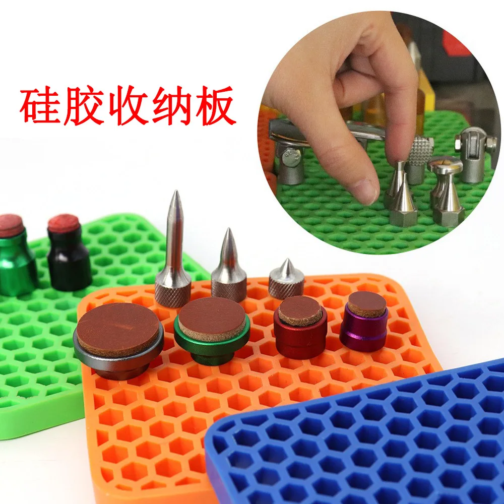 For Silicone storage board, tap the top of the head to replace the pen tip for storage, tool organization and storage pad
For Silicone storage board, tap the top of the head to replace the pen tip for storage, tool organization and storage pad