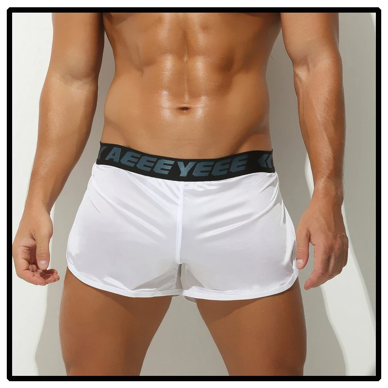 Men's Underwear Outerwear Aloe Pants Ice Silk Breathable Sleeping Pants Loose Household Pants Four Corner Shorts
Men's Underwear Outerwear Aloe Pants Ice Silk Breathable Sleeping Pants Loose Household Pants Four Corner Shorts