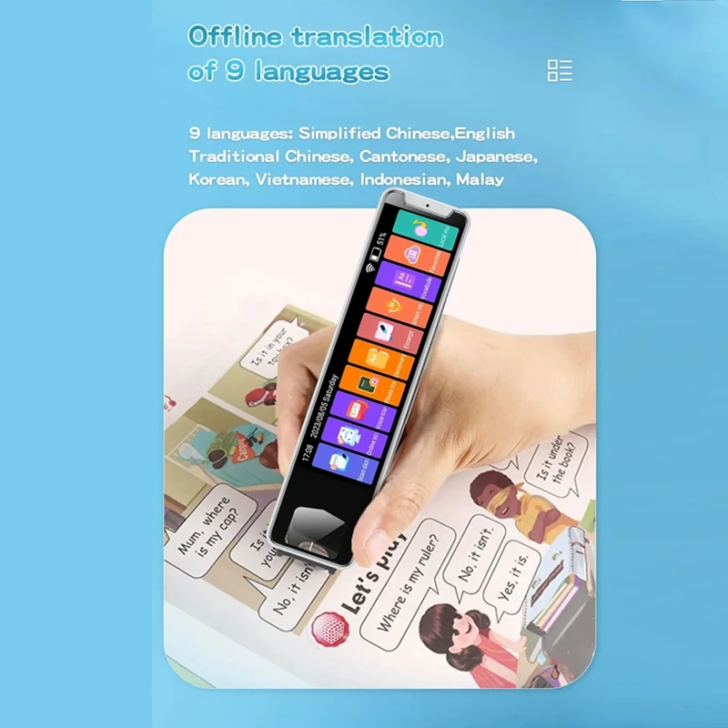 Сканер, ручка-перевод, автономный умный голосовой переводчик языка, 134 языка, интеллектуальный переводчик, ручка White-A22U
Сканер, ручка-перевод, автономный умный голосовой переводчик языка, 134 языка, интеллектуальный переводчик, ручка White-A22U