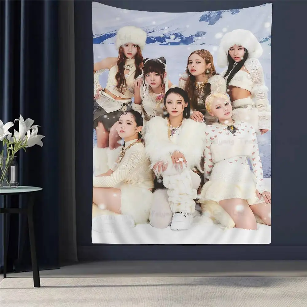 Kpop X-Xg DIY Wall Tapestry Hanging Tarot Hippie Wall Rugs Dorm Home Decor
Kpop X-Xg DIY Wall Tapestry Hanging Tarot Hippie Wall Rugs Dorm Home Decor