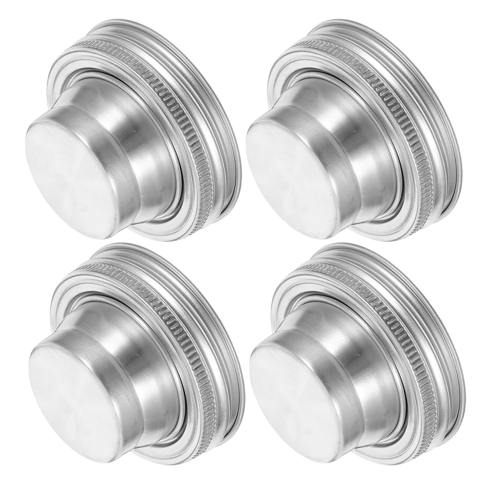 4 Pcs Stainless Steel Spice Jar Lids 304 Food Storage Preserving Covers Round Airtight Sealing Accessories Kitchen Utensils
4 Pcs Stainless Steel Spice Jar Lids 304 Food Storage Preserving Covers Round Airtight Sealing Accessories Kitchen Utensils