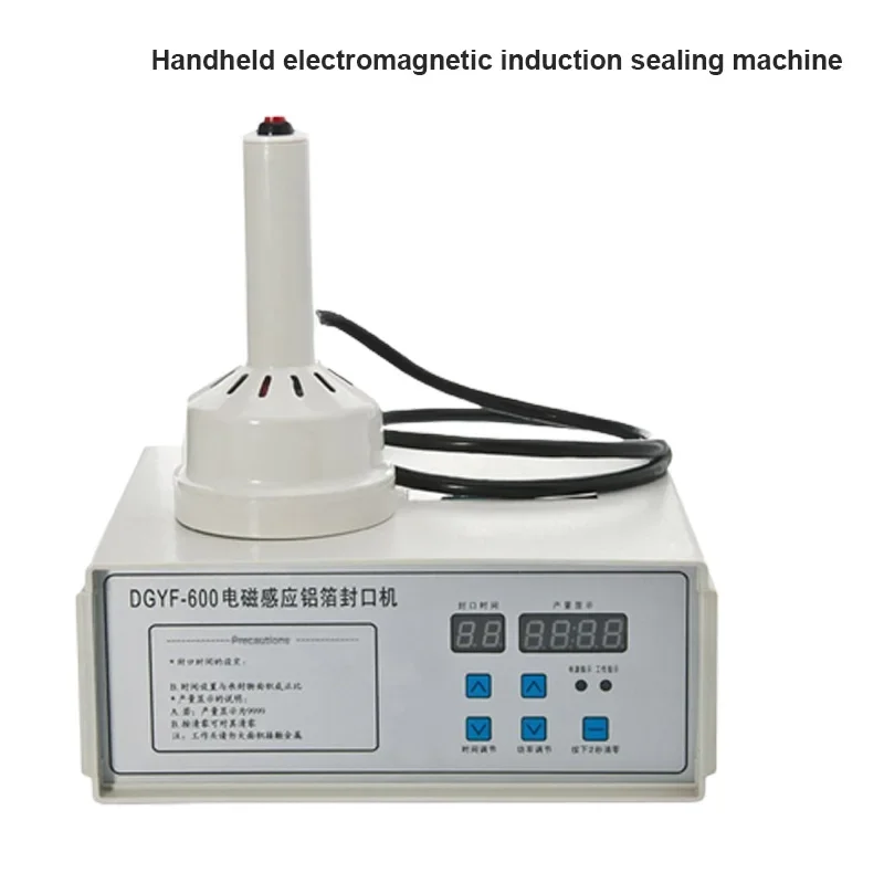Небольшая ручная индукционная электромагнитная машина для запечатывания алюминиевой фольги для запечатывания пластиковых бутылок с медом
Небольшая ручная индукционная электромагнитная машина для запечатывания алюминиевой фольги для запечатывания пластиковых бутылок с медом