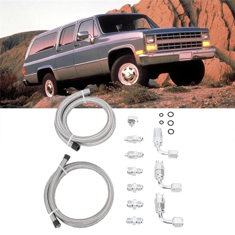 Car Accessories 6AN Hose Kit Connects GM Type II Power Steering Pump For Chevy C10 LS Swap
Car Accessories 6AN Hose Kit Connects GM Type II Power Steering Pump For Chevy C10 LS Swap