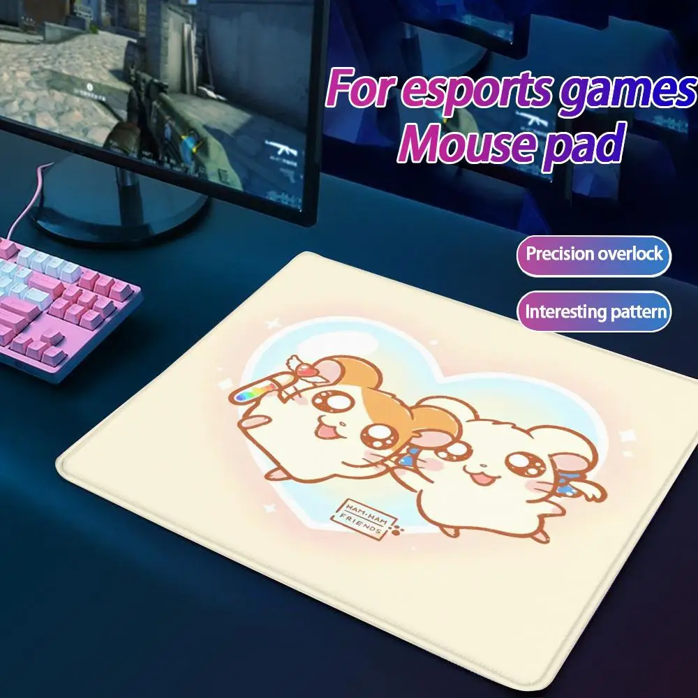 H-Hamtaro Cute Hamster Mouse Pad Small Desk Pad Desktop Computer Keyboard Wireless Mouse Boy Gift for Play games Coasters 
H-Hamtaro Cute Hamster Mouse Pad Small Desk Pad Desktop Computer Keyboard Wireless Mouse Boy Gift for Play games Coasters