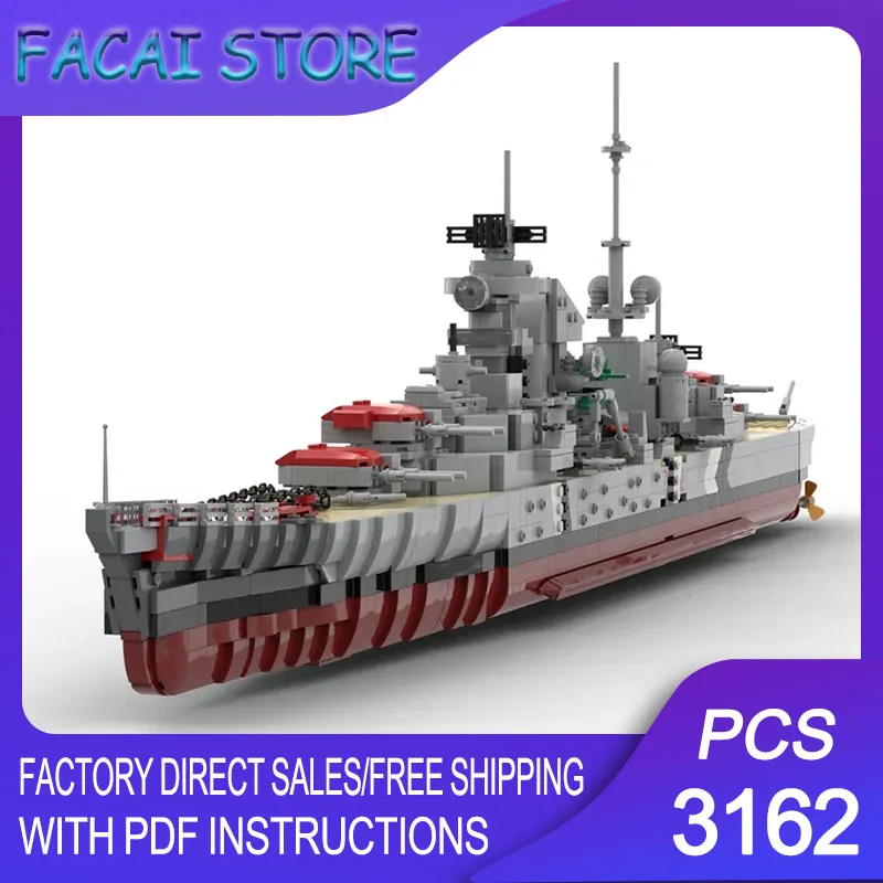 Warship Model Moc Building Blocks Heavy Cruiser of Germany's Kriegsmarine Technology Brick Assembly Construction Toy Holiday
Warship Model Moc Building Blocks Heavy Cruiser of Germany's Kriegsmarine Technology Brick Assembly Construction Toy Holiday