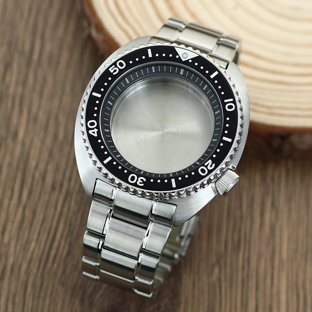 45mm Men's Watch Case Steel Bracelet kit set Sapphire Glass Screw-in Crown for NH35 NH36 NH34NH38 4R35 4R36 Movement 28.5mm Dial
45mm Men's Watch Case Steel Bracelet kit set Sapphire Glass Screw-in Crown for NH35 NH36 NH34NH38 4R35 4R36 Movement 28.5mm Dial