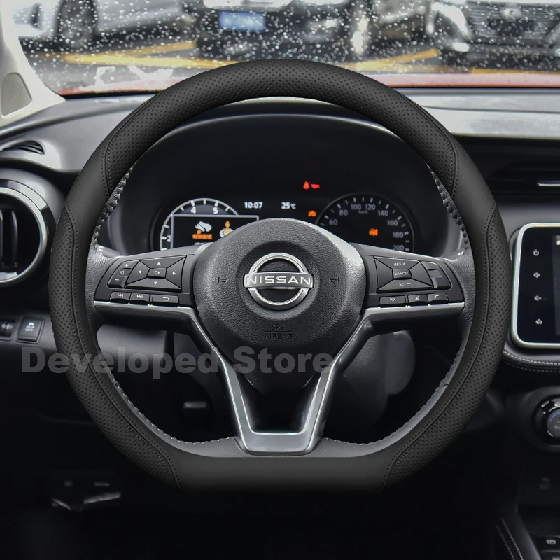 For Nissan Qashqai J11 X-Trail T32 2025-2008 Leather Steering Wheel Cover Auto Steering Wheel fit Nissan X Trail Accessories
For Nissan Qashqai J11 X-Trail T32 2025-2008 Leather Steering Wheel Cover Auto Steering Wheel fit Nissan X Trail Accessories