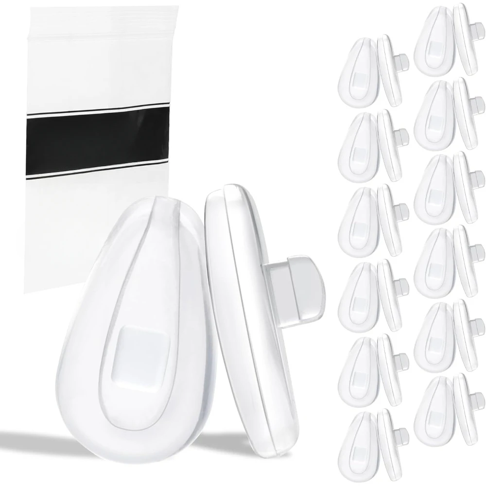 12 pairs of upgraded soft silicone replacement nasal pads for Oakley socket 5.0 | socket 5.5 | limit switch
12 pairs of upgraded soft silicone replacement nasal pads for Oakley socket 5.0 | socket 5.5 | limit switch
