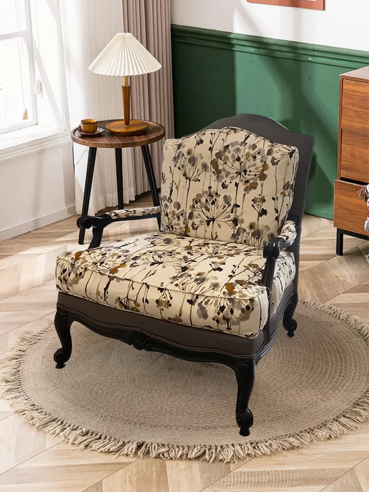 American Retro Solid Wood Leisure Sofa Chair Removable and Washable Tiger Chair Modern Simple Fabric Sofa
American Retro Solid Wood Leisure Sofa Chair Removable and Washable Tiger Chair Modern Simple Fabric Sofa