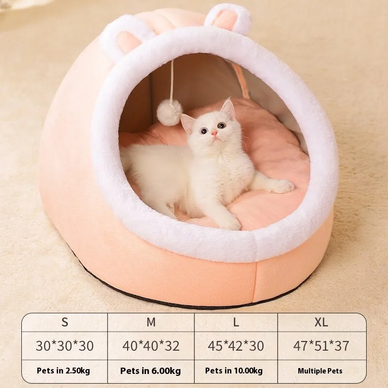 Funny Cat Bed Warm Pet House Soft Long Plush Kitten Lounger Cushion Small Dogs Tent Cave Beds For Cozy Cat House Mat Supplies
Funny Cat Bed Warm Pet House Soft Long Plush Kitten Lounger Cushion Small Dogs Tent Cave Beds For Cozy Cat House Mat Supplies